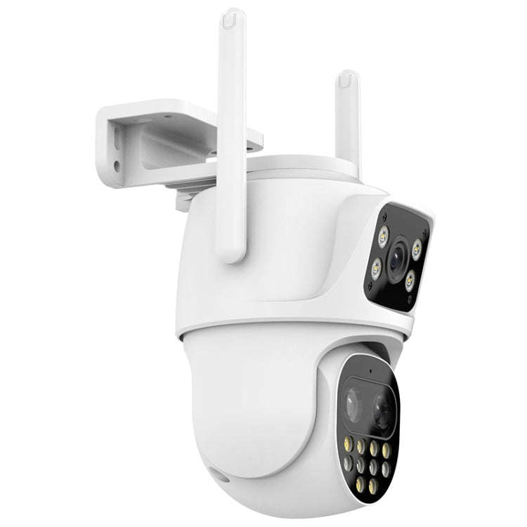 QX104 3MP WiFi Triple Camera Supports Human Face Recognition & AI Alarm(UK Plug)