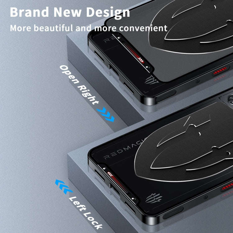 For ZTE nubia Red Magic 10 Pro / 10 Pro+ Metal Cooling Phone Case(Black)