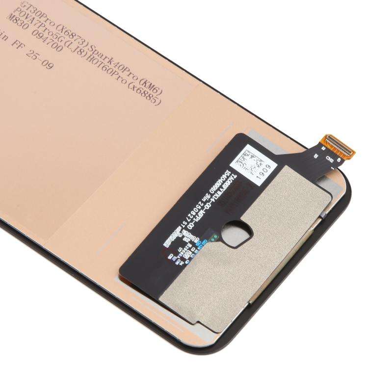 For Infinix Hot 60 Pro 4G X6885 OEM LCD Screen with Digitizer Full Assembly