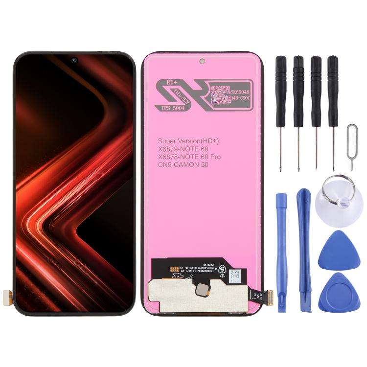 For Infinix GT 50 Pro X6891 OEM LCD Screen with Digitizer Full Assembly