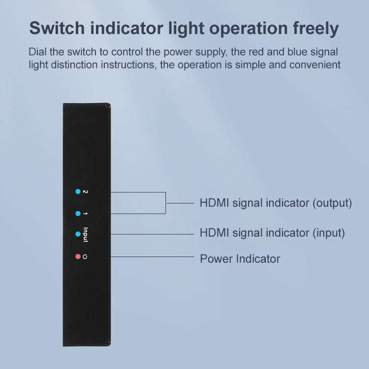 Measy SPH102 1 to 2 HDMI 1080P Simultaneous Display Splitter(EU Plug)