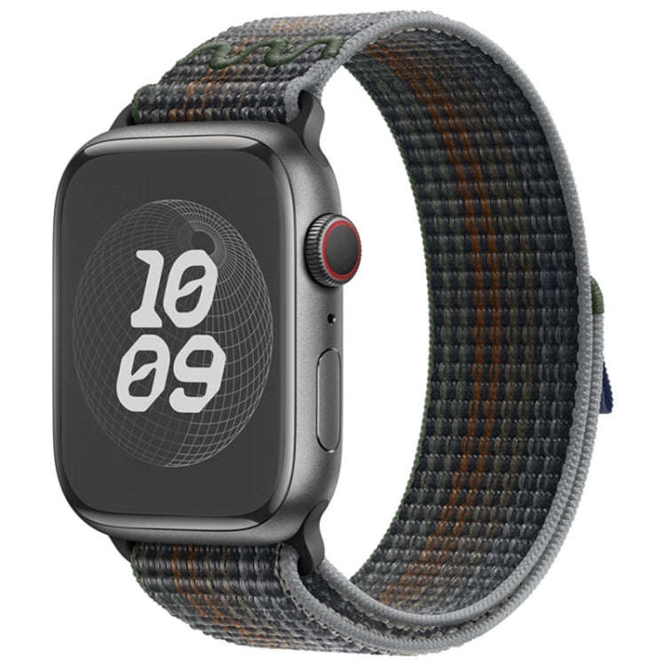 For Apple Watch SE 2023 40mm Loop Nylon Watch Band(Midnight)