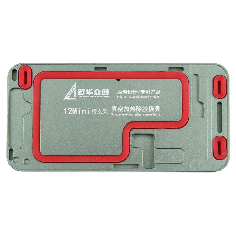 For iPhone 12 mini LCD Screen Frame Vacuum Heating Glue Removal Mold with Holder