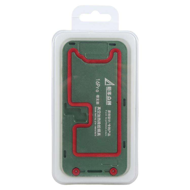 For iPhone 16 Pro LCD Screen Frame Vacuum Heating Glue Removal Mold with Holder
