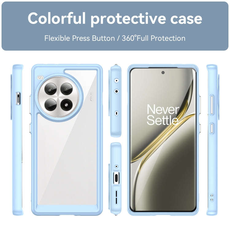 For OnePlus Ace 3 Pro Colorful Series Acrylic Hybrid TPU Phone Case(Blue)