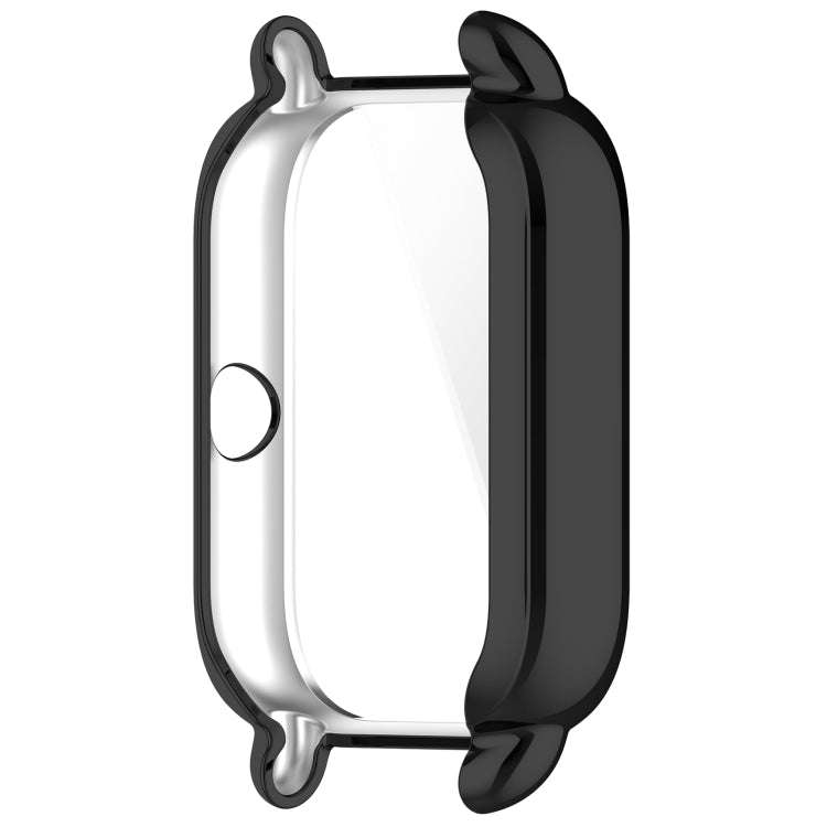 For Xiaomi HayLou RS4 Plus LS11 / LS12 Full Coverage TPU Electroplated Watch Protective Case(Black)