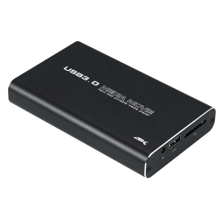 MP2506P 4K 30Hz HD Media Player, Support Auto Loop Play Videos & Photos & Music(UK Plug)
