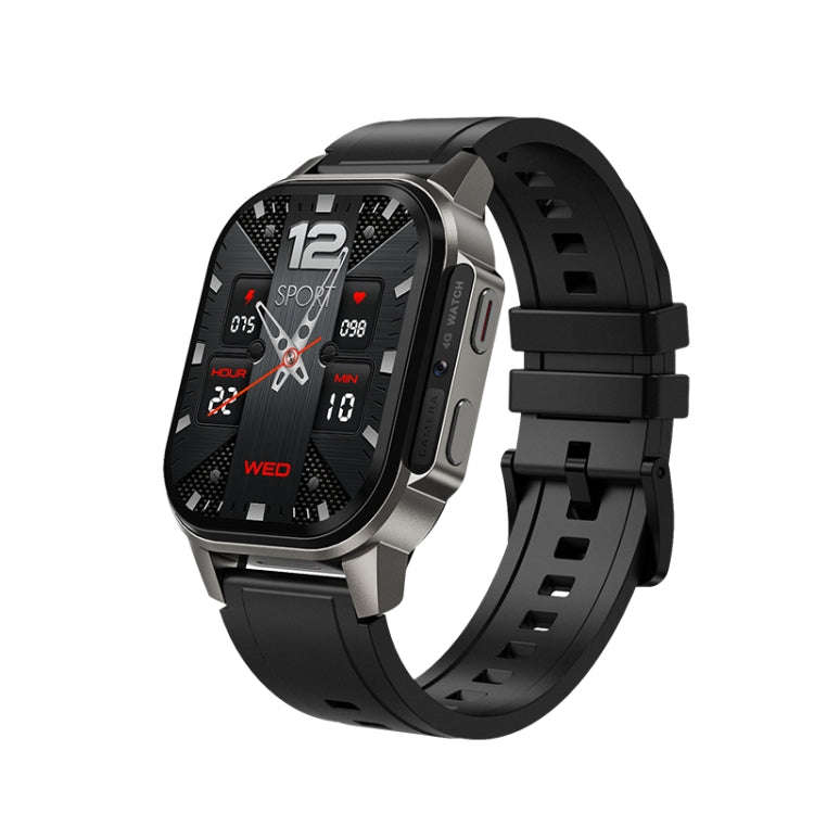 DM62 2.13 inch AMOLED Square Screen Smart Watch Android 8.1, Specification:2GB+16GB(Black)