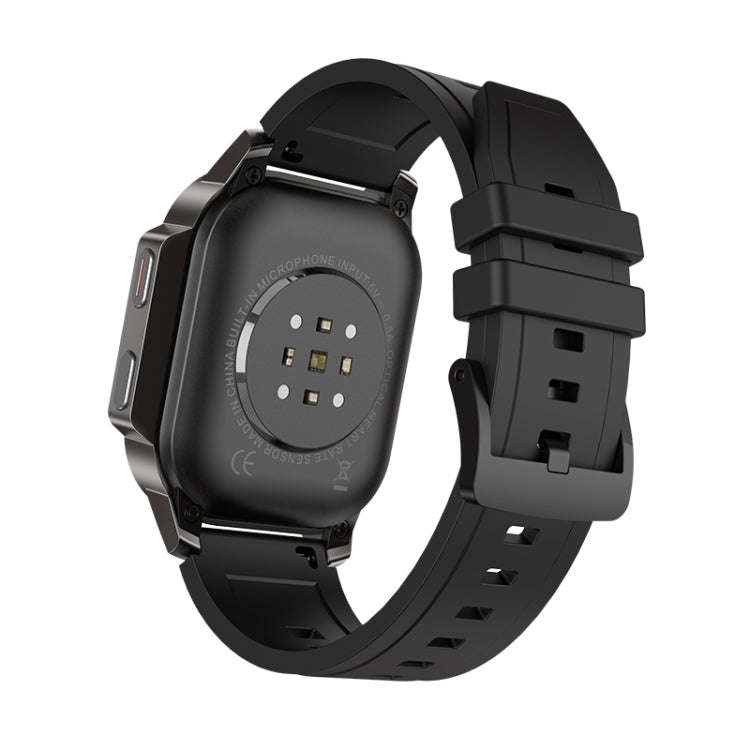 DM62 2.13 inch AMOLED Square Screen Smart Watch Android 8.1, Specification:2GB+16GB(Black)