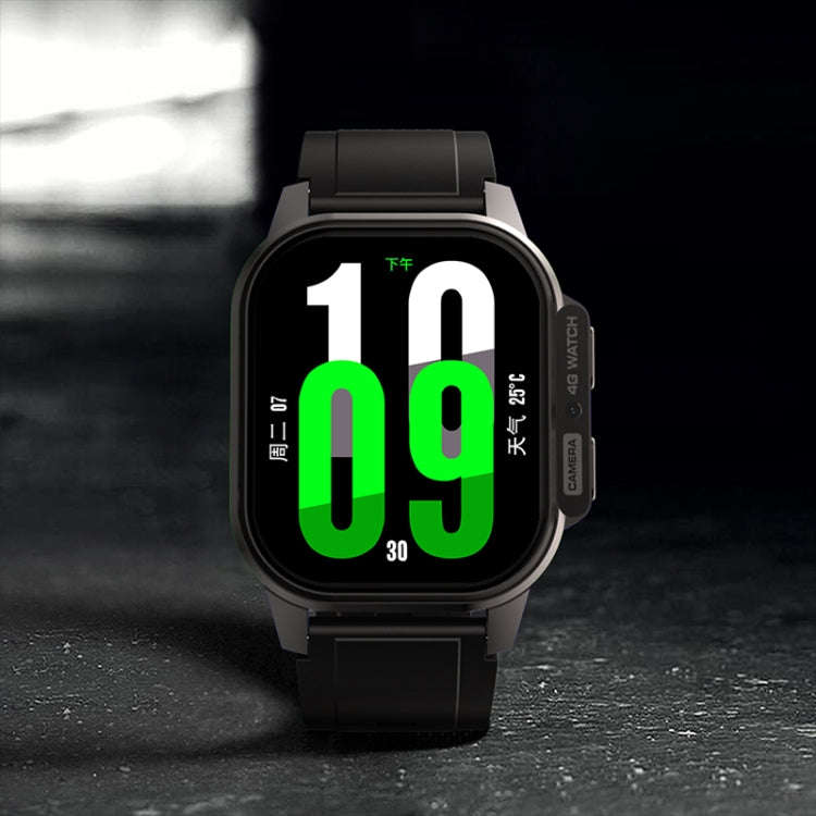 DM62 2.13 inch AMOLED Square Screen Smart Watch Android 8.1, Specification:2GB+16GB(Black)
