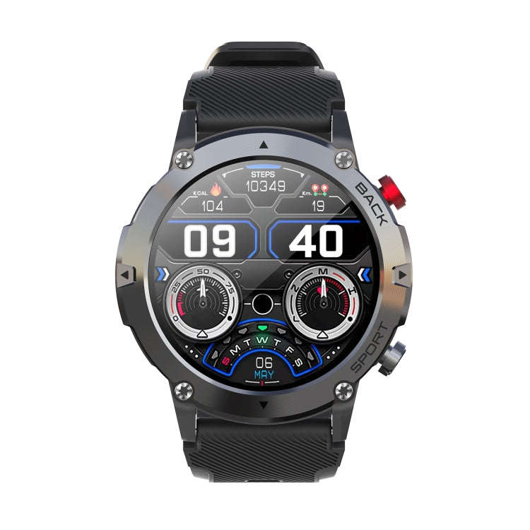 LEMFO LF26MAX 1.32 inch HD Round Screen Smart Watch Supports Bluetooth Calls(Black)