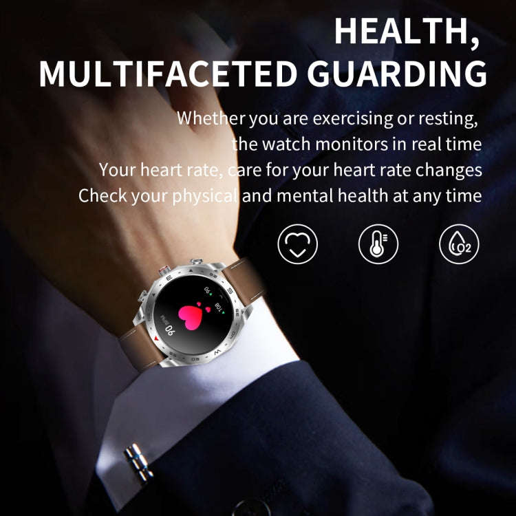 LEMFO T95 1.52 inch IPS Screen 2 in 1 Bluetooth Earphone Smart Watch Support Health Monitoring(Bl...