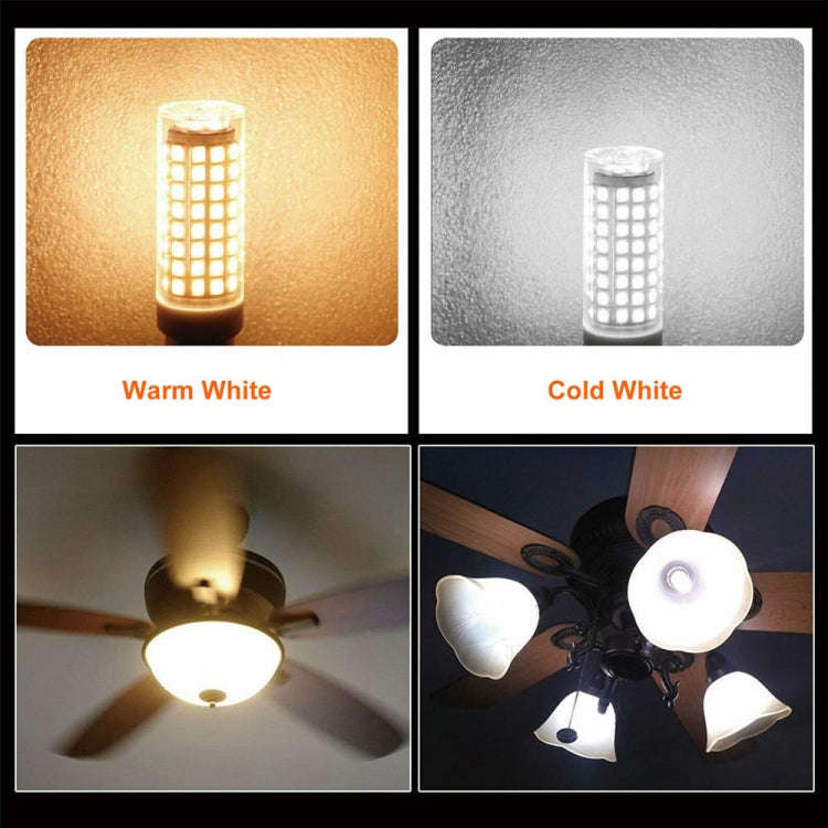 E14 15W 136 LEDs SMD 2835 Dimmable Corn Light Bulb, AC220-240V(White Light)