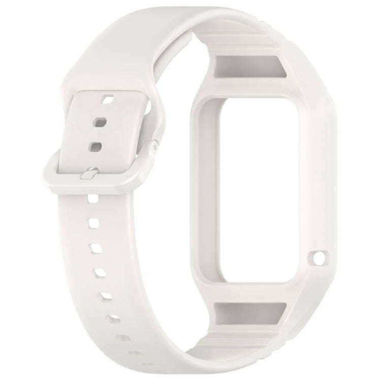 For Xiaomi Mi Band 8 Pro Solid Color Integrated TPU Watch Band(Starlight)