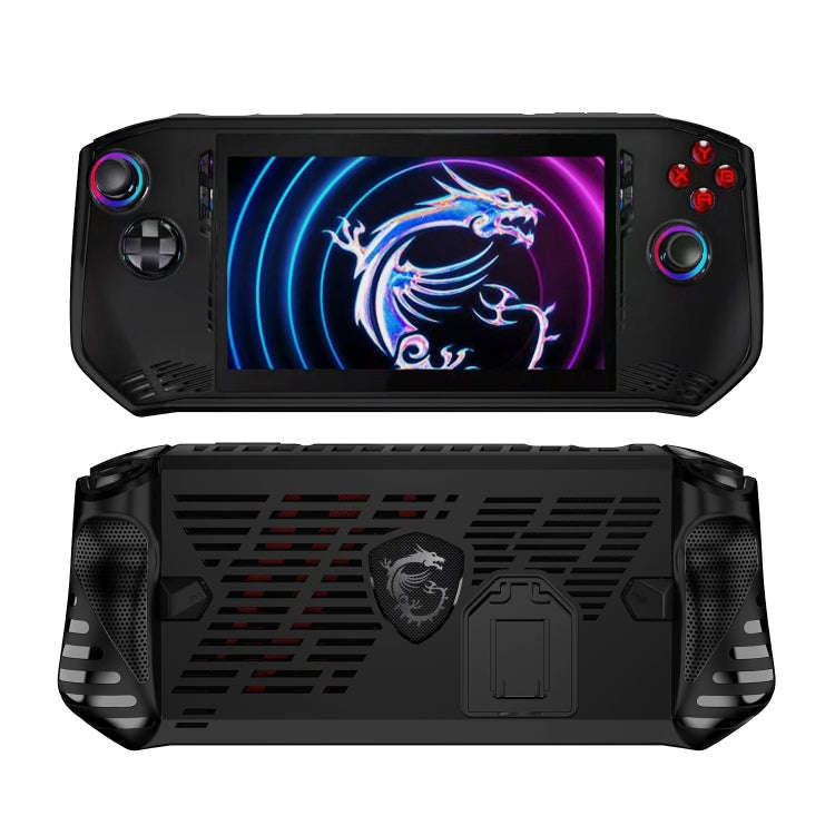 For MSI Claw TPU Game Console Protective Case with Stand(Black)