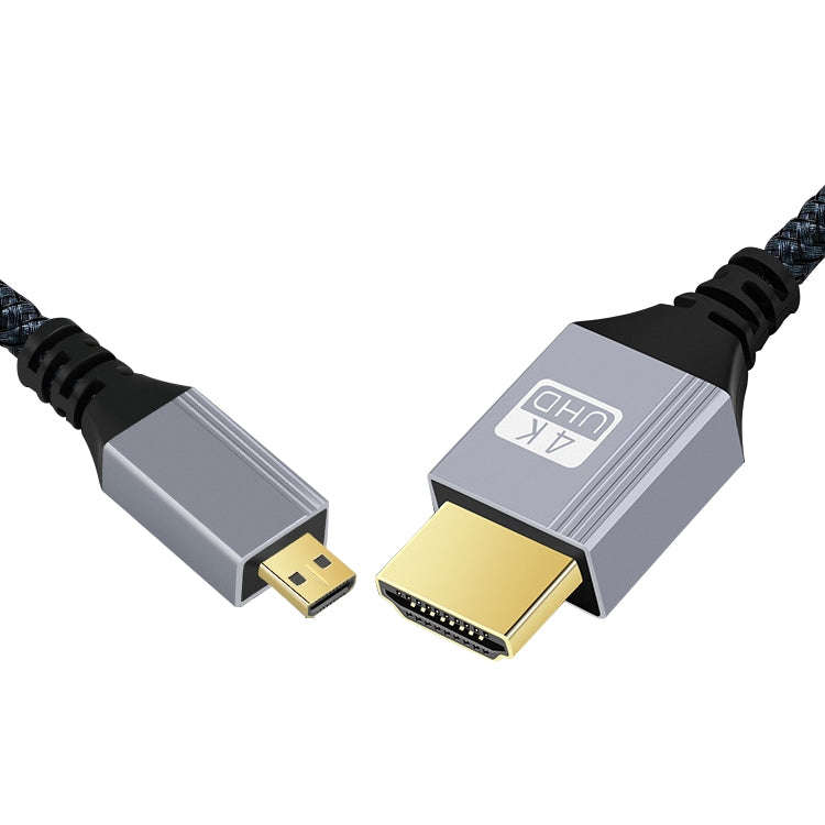 HDTV to Micro HDTV 4K 120Hz Computer Digital Camera HD Video Adapter Cable, Length:3m