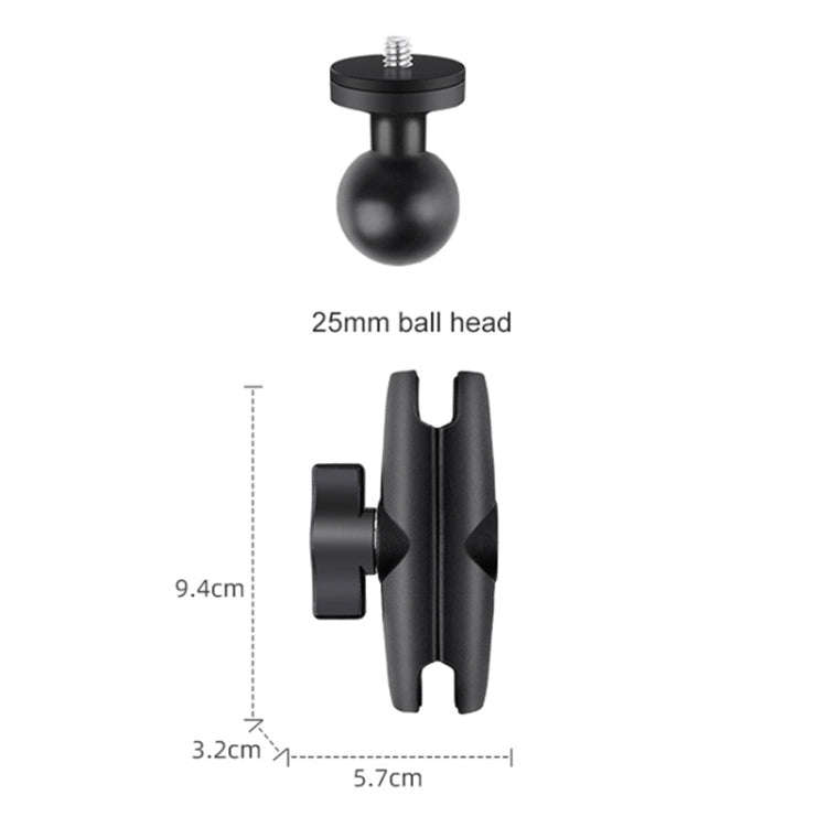 Motorcycle Clamps Handlebar Fixed Mount 9 in 1 Wrench O-Type Mount Crabs No Stick