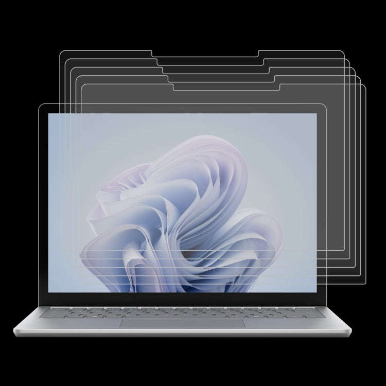 For Microsoft Surface Laptop 6 13.5 25pcs 9H 0.3mm Explosion-proof Tempered Glass Film