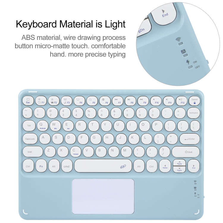 For Huawei MatePad Pro 11 2024 / 2022 Round Button Bluetooth Keyboard Rotatable Holder Leather Ca...