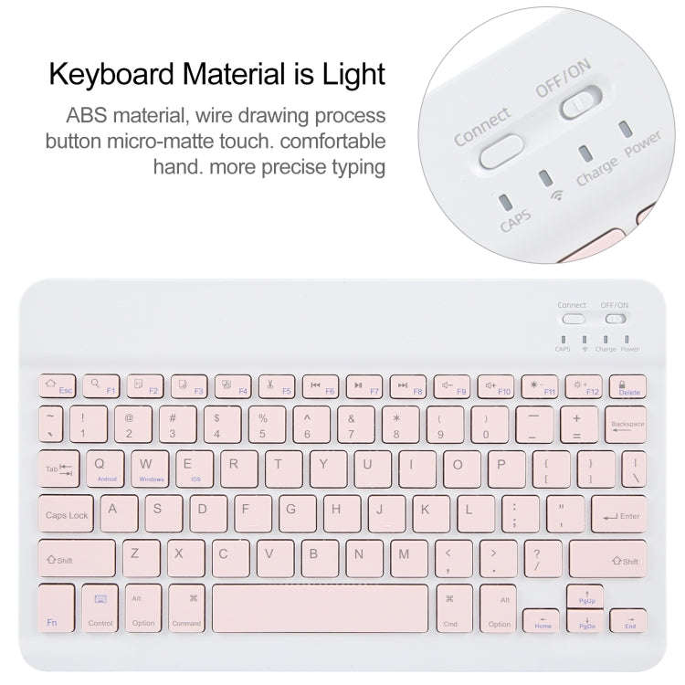 For Huawei MatePad 11 2023 / 2021 Square Button Bluetooth Keyboard Rotatable Holder Leather Case(...