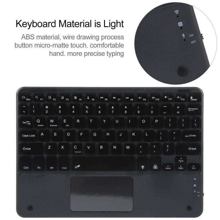 For Huawei MatePad Pro 11 2024 / 2022 Square Button Bluetooth Keyboard Rotatable Holder Leather C...