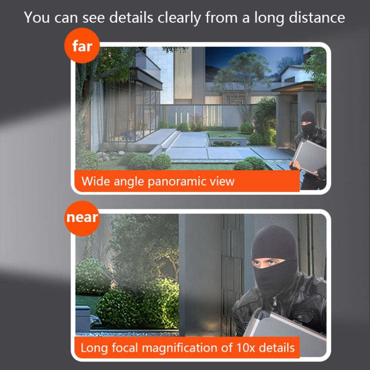 High-definition night vision  10x zoom Wi-Fi camera