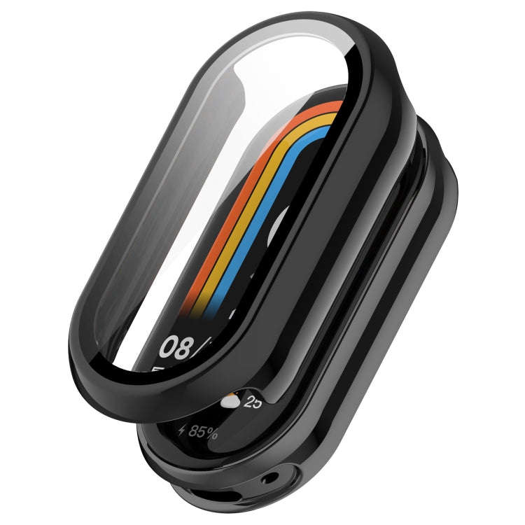 For Xiaomi Mi Band 8 / 9 Ceramic / 10 Ceramic Tempered Film Integrated PC Protective Watch Cover(...