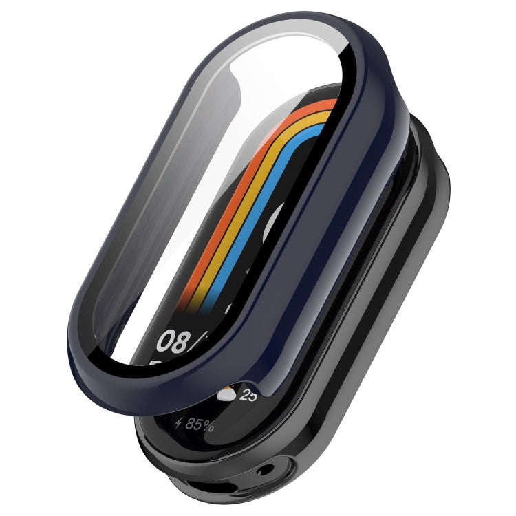 For Xiaomi Mi Band 8 / 9 Ceramic / 10 Ceramic Tempered Film Integrated PC Protective Watch Cover(...