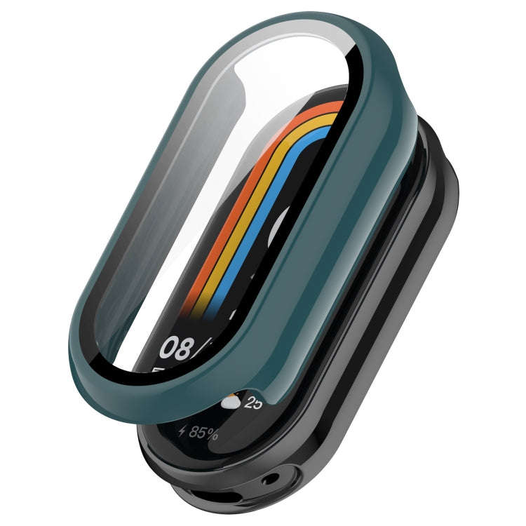 For Xiaomi Mi Band 8 / 9 Ceramic / 10 Ceramic Tempered Film Integrated PC Protective Watch Cover(...
