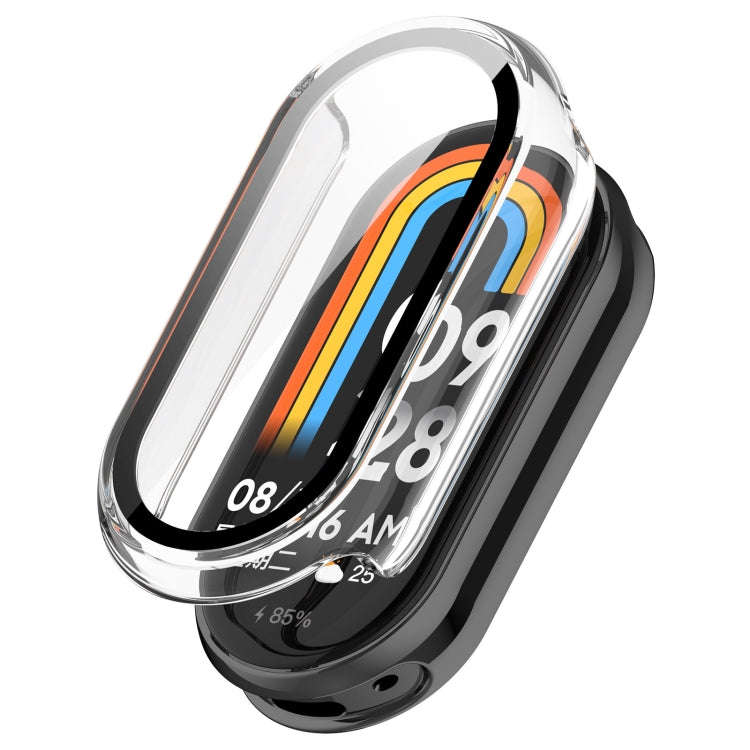 For Xiaomi Mi Band 8 / 9 Ceramic / 10 Ceramic Tempered Film Integrated PC Protective Watch Cover(...