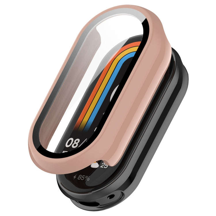 For Xiaomi Mi Band 8 / 9 Ceramic / 10 Ceramic Tempered Film Integrated PC Protective Watch Cover(...