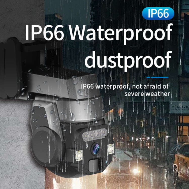 CF-Q812ES 5MP Two-way Voice Outdoor IP66 Waterproof WiFi Camera, Plug Type:UK Plug(Grey)