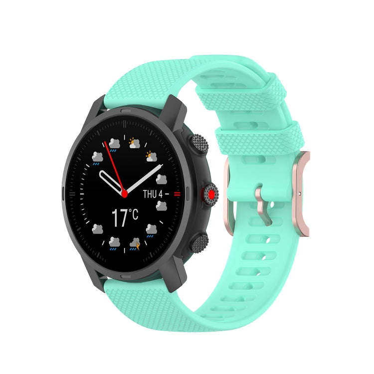 For Polar Grit X / Vantage M 22mm Dot Texture Watch Band(Mint Green)