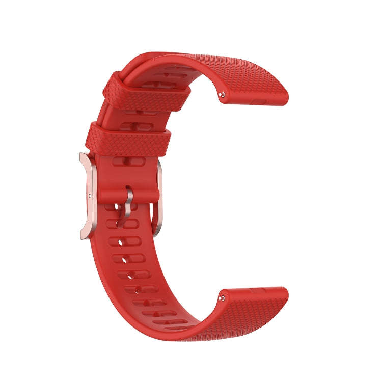 For Polar Grit X / Vantage M 22mm Dot Texture Watch Band(Red)