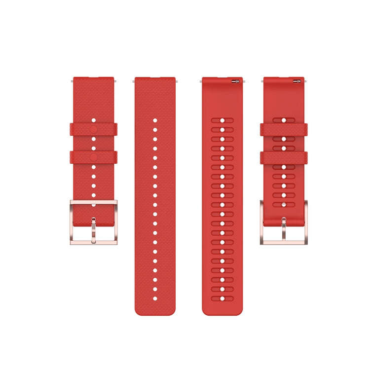 For Polar Grit X / Vantage M 22mm Dot Texture Watch Band(Red)