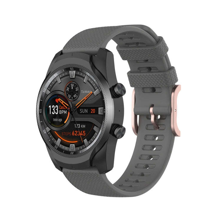 For Polar Grit X / Vantage M 22mm Dot Texture Watch Band(Grey)