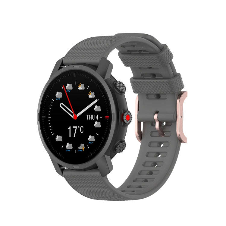 For Polar Grit X / Vantage M 22mm Dot Texture Watch Band(Grey)