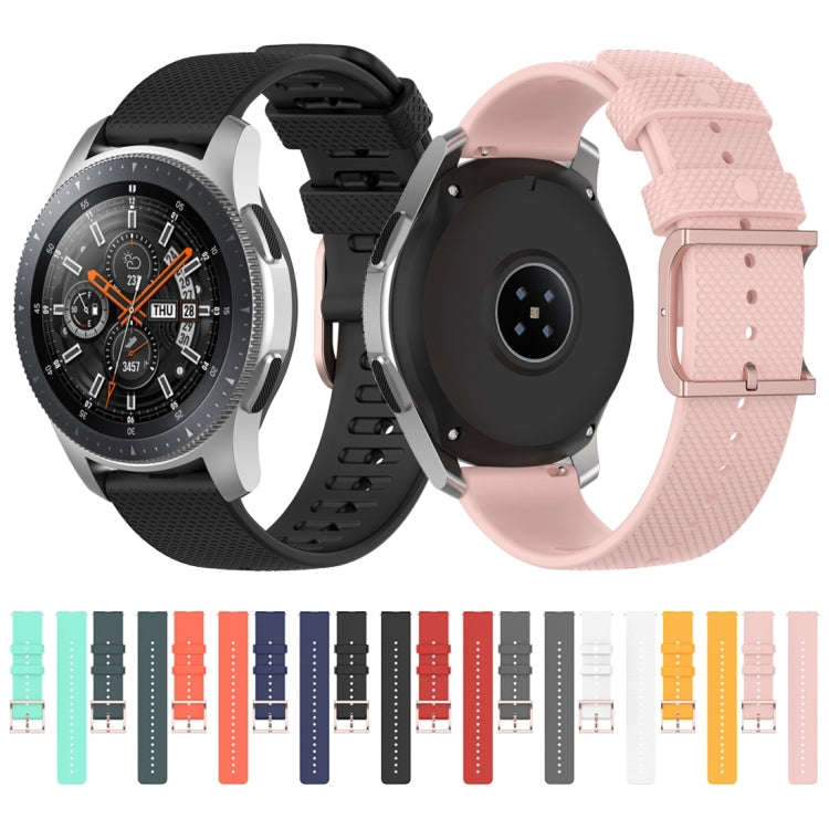 For Samsung Galaxy Watch3 45mm / Galaxy Watch 46mm 22mm Dot Texture Watch Band(White)
