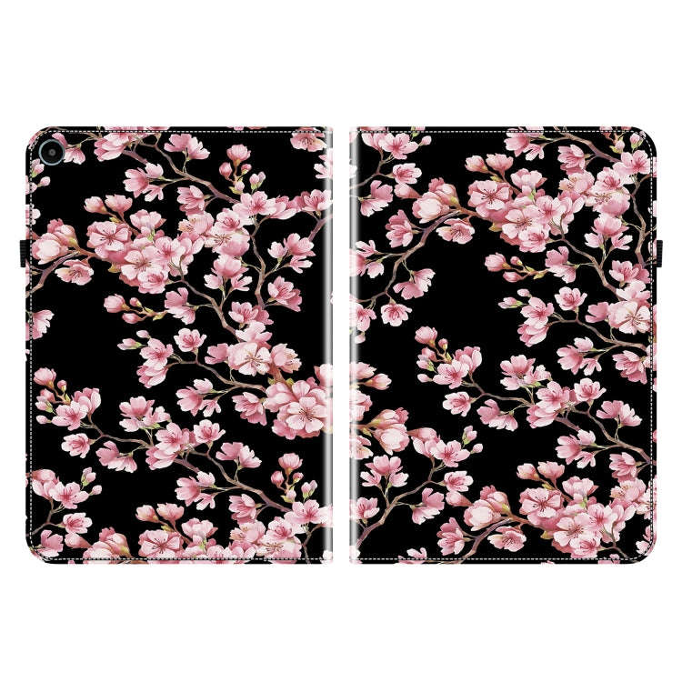 For Huawei MatePad SE 10.4 Crystal Texture Painted Leather Smart Tablet Case(Plum Bossom)