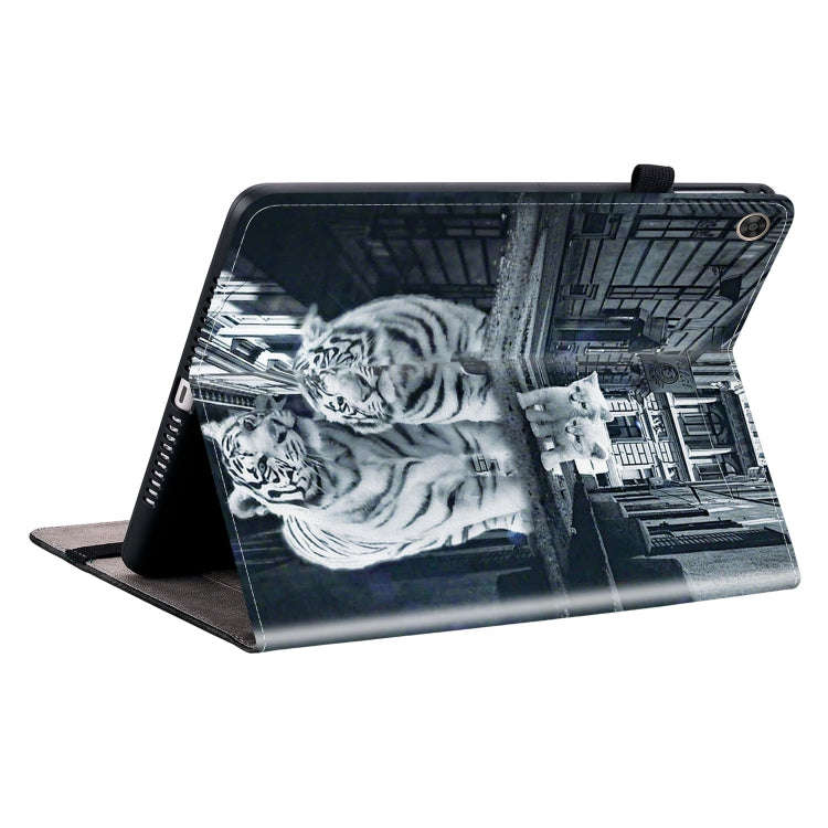 For Huawei MatePad T 10s / Enjoy Tablet 2 Crystal Texture Painted Leather Smart Tablet Case(Cat R...