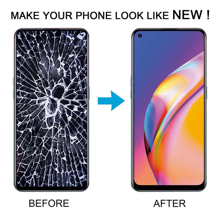 For OPPO F19 Pro+ 5G Original AMOLED LCD Screen Digitizer Full Assembly with Frame