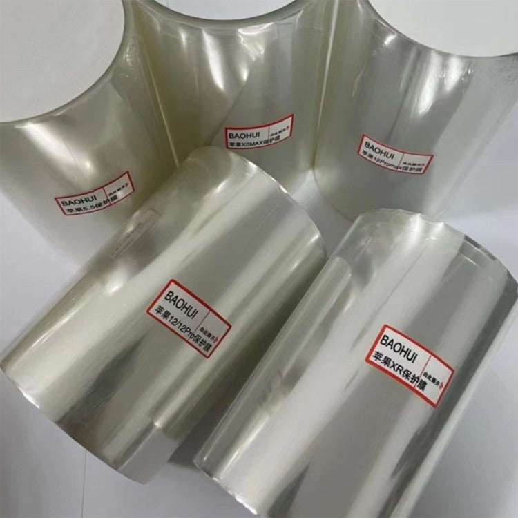 For iPhone 5 / 5S LCD Transparent Plastic Protection Stickers