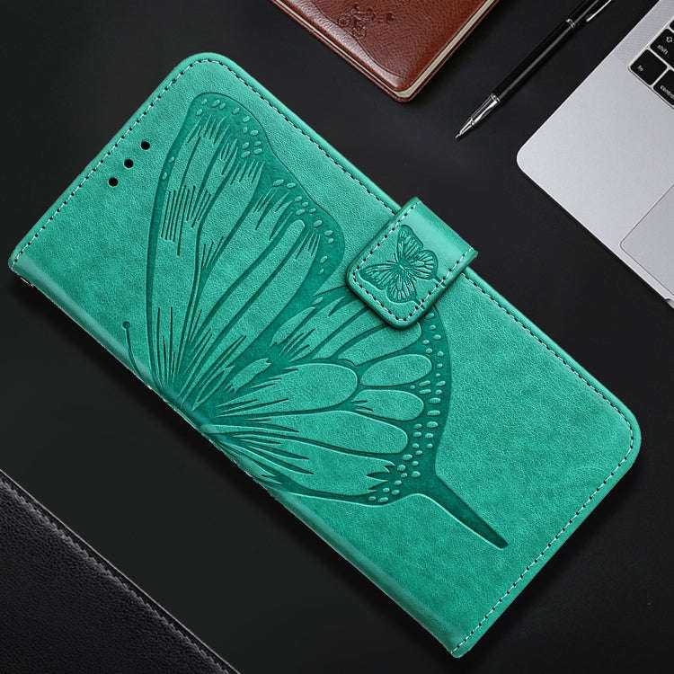 For OnePlus Nord 4 5G Embossed Butterfly Leather Phone Case(Green)