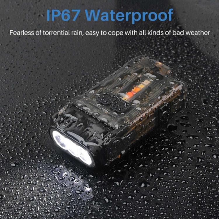 V15 EDC Flashlight Multi-function Work Light(Black)