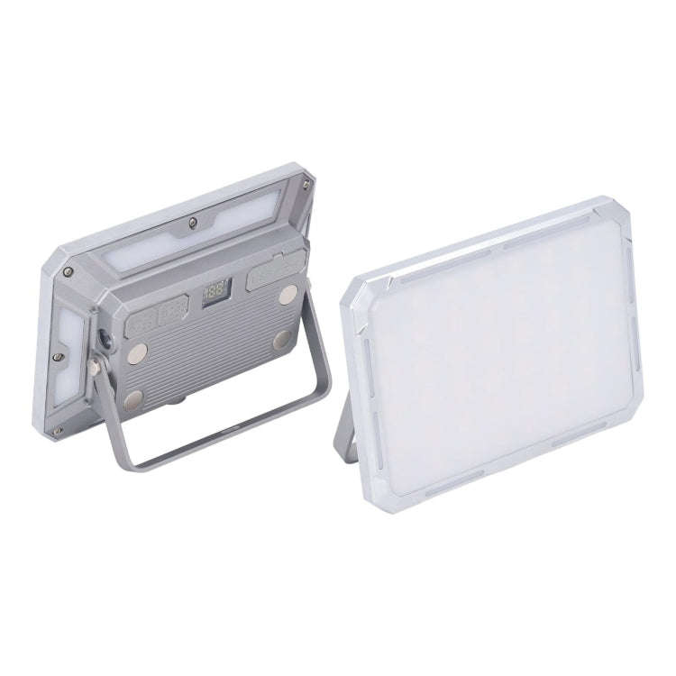 KXK-686 Multifunctional Work Light Portable Floodlight(Metal Silver)