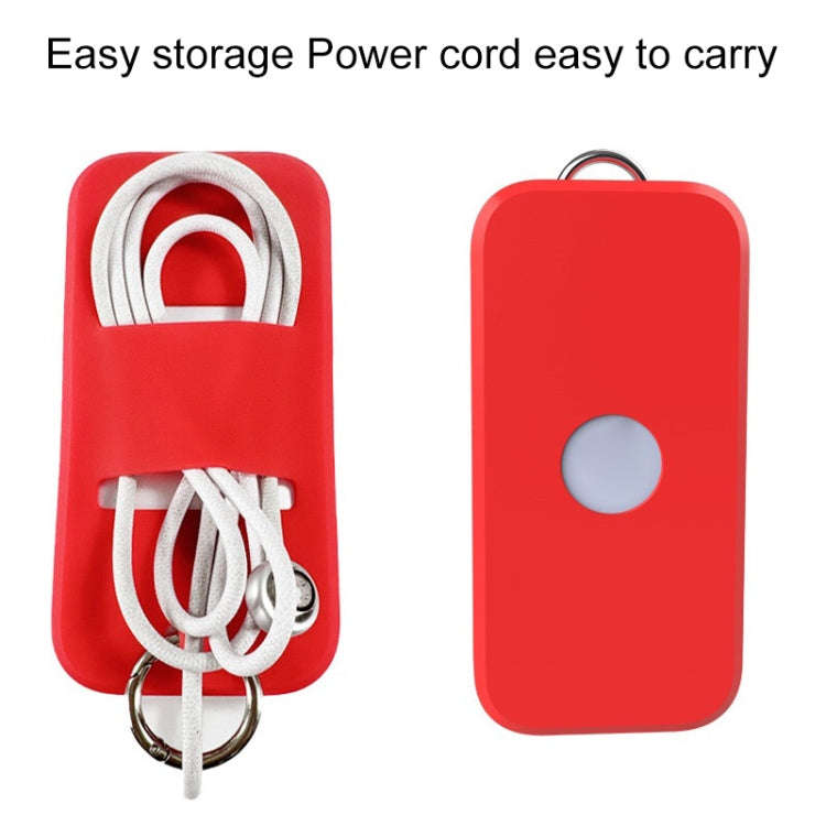 For Apple Vision Pro Accessories Power Silicone Protective Case(White)