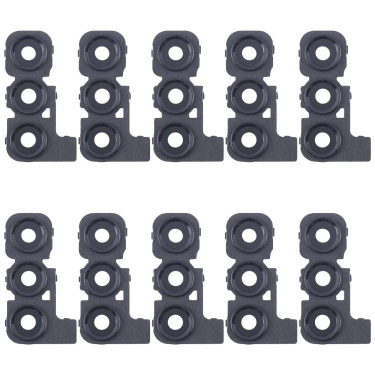 For Samsung Galaxy A24 4G SM-A245F 10pcs Original Rear Camera Lens Cover(Black)