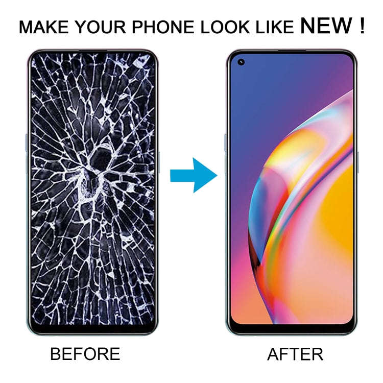 For OPPO F19 Pro OLED LCD Screen Digitizer Full Assembly with Frame