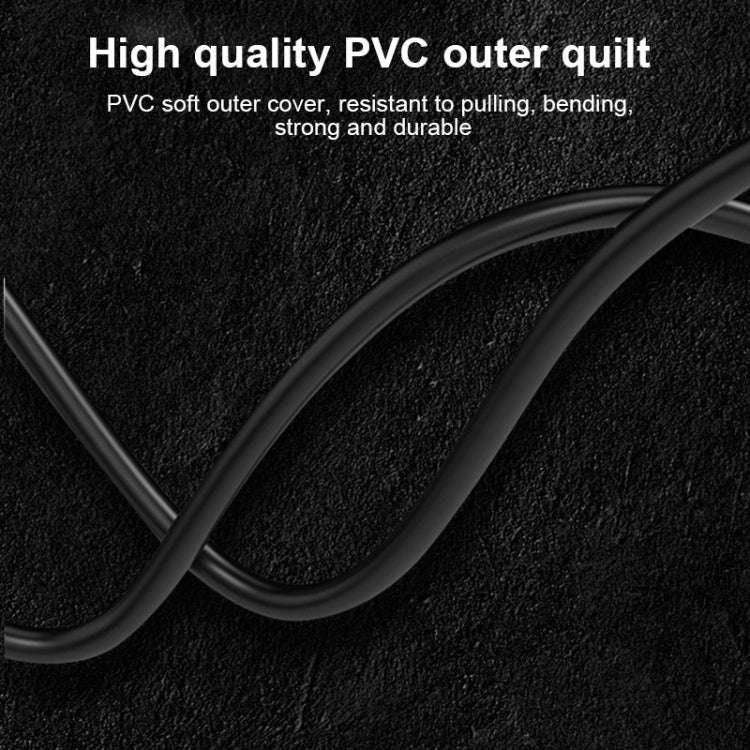 USB 3.0 Female To USB 3.0 Male PVC Cable, Length:1m(Black)