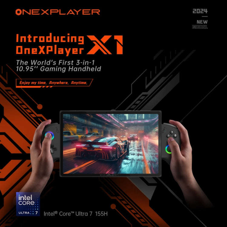 ONE-NETBOOK OneXPlayer X1 10.95 inch Handheld Game Console, 32GB+2TB, Windows 11 AMD Ryzen 7 8840...